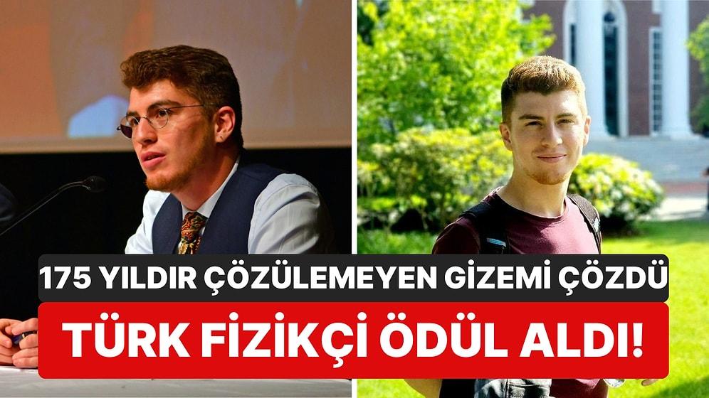 Türk Fizikçi Furkan Öztürk, 175 Yıldır Çözülemeyen Gizemi Çözdüğü İçin Harvard Üniversitesi'nden Ödül Aldı