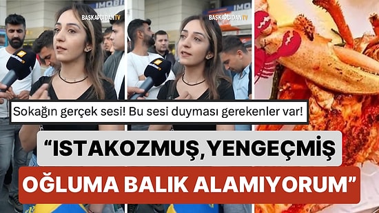 Sokak Röportajında Konuşan Anne Boğazları Düğümledi: "Istakozmuş, Yengeçmiş... Ben Oğluma Balık Alamıyorum."