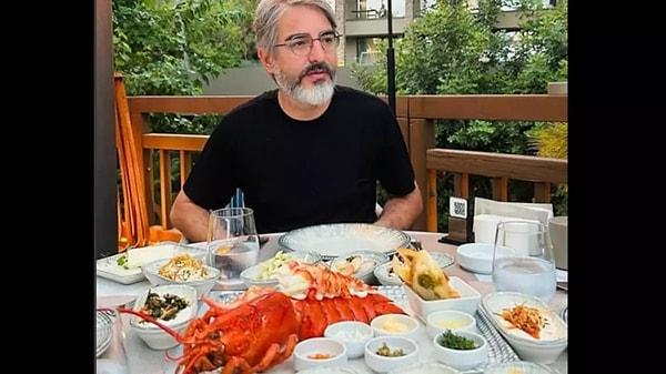 Ankara Mamak Belediye Meclis üyesi AK Partili Salih Kahraman da Antalya’da yediği ıstakozu paylaştı.