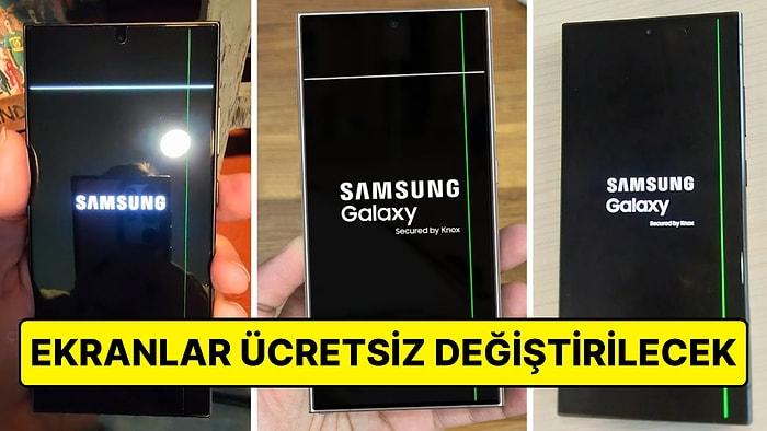 Samsung, Baş Belası "Yeşil Çizgi" Sorunundan Muzdarip Telefonların Ekranlarını Ücretsiz Değiştirecek!
