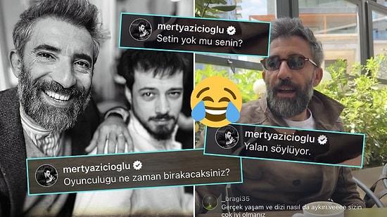Mert Yazıcıoğlu Kızıl Goncalar'daki Rol Arkadaşı Naim Efendi'nin Canlı Yayınını Bastı!
