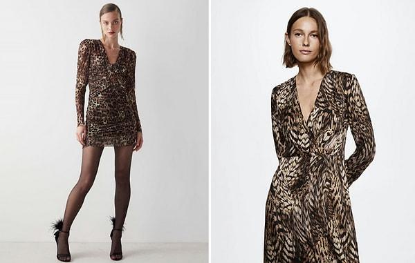 Leopar deseni denildiğinde çoğumuzun aklına gelen ilk parça leopar desenli elbiseler oluyor.