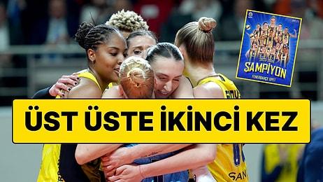 Voleybol Vodafone Sultanlar Ligi'nde Şampiyon Fenerbahçe!