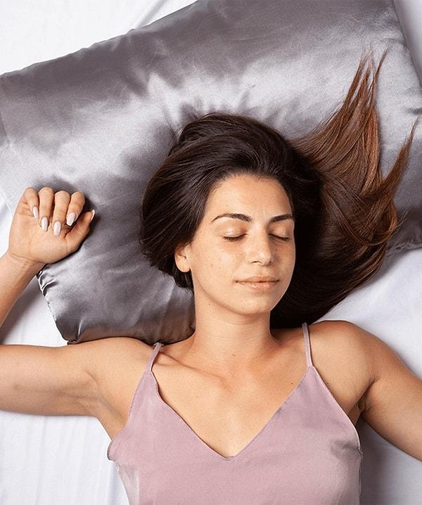 7. Get satin pillows if you have sensitive skin.