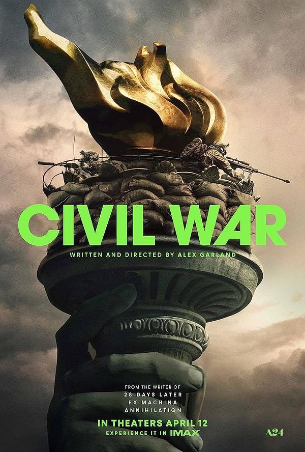Alex Garland'ın yönetmen koltuğunda oturduğu İç Savaş (Civil War) filmi son zamanların en çok izlenen yapımlarından biri. Sinema eleştirmenlerin aşırı derecede rahatsız edici bulduğu A24 yapımı film, tüm zamanların en iyi açılış yapan bağımsız filmi oldu.