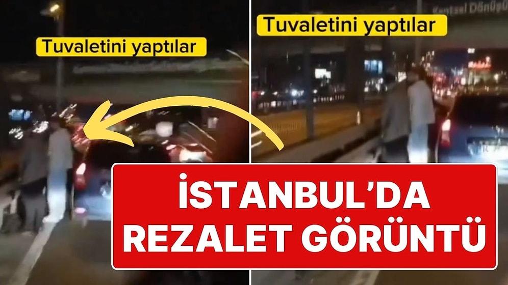 İstanbul’da E-5’in Ortasında Durup Tuvaletlerini Yaptılar!