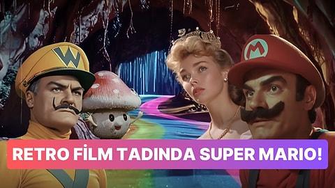 Super Mario'yu 1950'lerde Çekilmiş Bir Filme Dönüştüren Bu Yapay Zeka Çalışmasına Bayılacaksınız