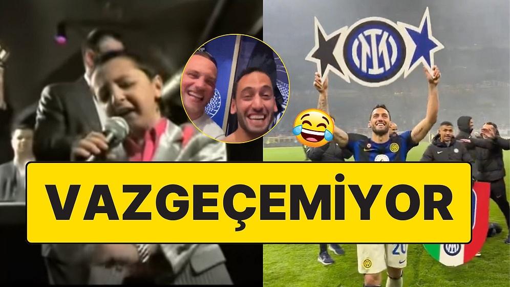 Inter'le Seri A Şampiyonu Olan Milli Futbolcu Hakan Çalhanoğlu Zaferi "Made in Romania" Şarkısıyla Kutladı