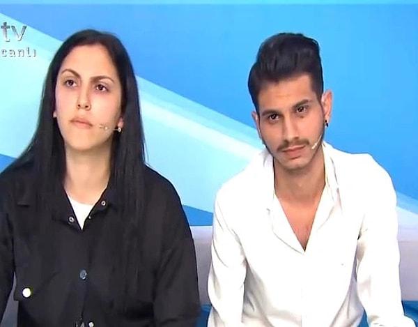 Programa katılan Tuğçe ve 19 yaşındaki Mustafa, aralarındaki ilişkinin birkaç ay önce başladığını iddia etti.