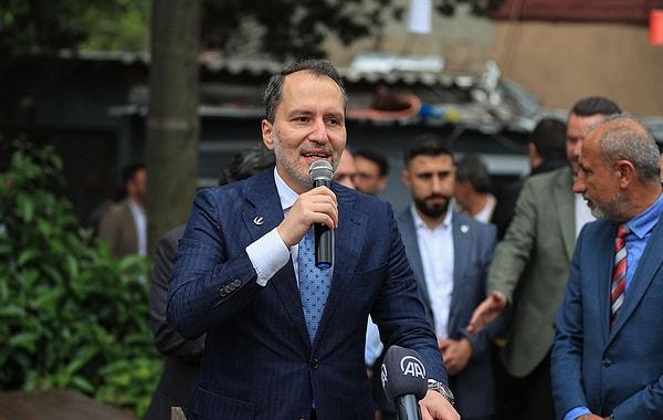 Yeniden Refah Partisi Genel Başkanı Fatih Erbakan, TBMM'deki 23 Nisan resepsiyonunda, gazetecilerin sorularını yanıtladı. Erbakan, seçim sonuçlarına ilişkin ilk kez konuştu.