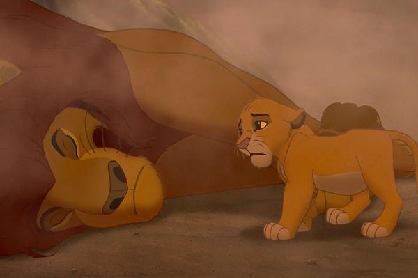 9. "Lion King'de baba aslanın ölüm sahnesi beni paramparça etmişti."