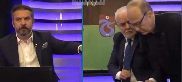 YouTube üzerinden yayın yapan Rönesans Spor TV isimli kanalda futbol yorumculuğu yapan Haldun Domaç, yayın sırasında fenalaştı. Yayının kesilmesi için işaret yapan ve ayağa kalkan Domaç, masanın üzerinde düştü.