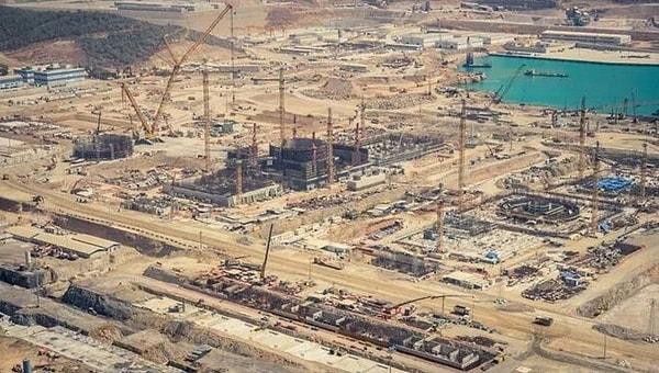 Türkiye’nin ilk nükleer güç santralinin yapımı Mersin’in Gülnar ilçesinde sürüyor.