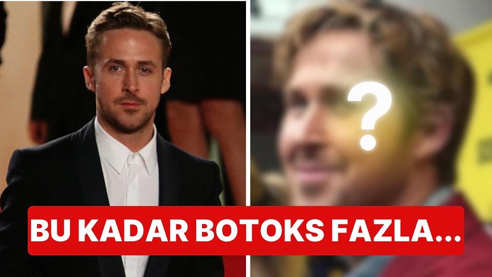 Bunu Kendine Neden Yaptın? Yeni Filmin Galasında Poz Kesen Ryan Gosling'in Yüzündeki Değişim Olay Yarattı