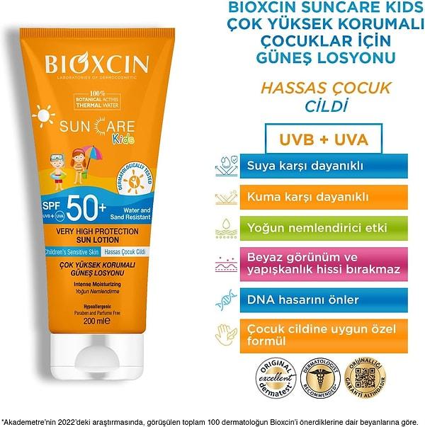 Bioxin Sun Care Çok Yüksek Korumalı Çocuk Güneş Kremi, %100 Botanik Aktif, 50 SPF, 200 ml