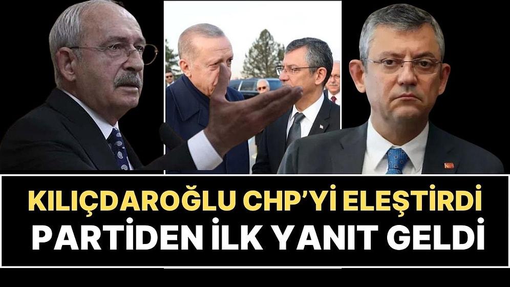 'Sarayla Müzakere' Çatlağı: Kemal Kılıçdaroğlu CHP'yi Eleştirdi, Partiden İlk Yanıt Geldi