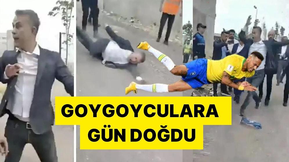 Kendini Neymar Gibi Yere Atan İzmit Belediye Meclisi Üyesi Goygoycuların Diline Düştü