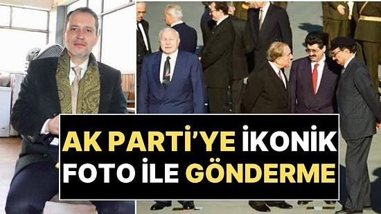 Yeniden Refah, AK Parti'ye Bam Telinden Vurdu: İkonik Fotoğrafla Gönderme!
