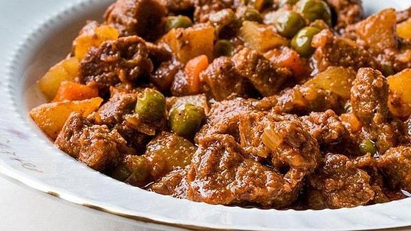 Yüz adet eşsiz yahninin bulunduğu listenin 73. sırasında yine Türk mutfağının benzersiz lezzetlerinden biri olan 'Tas Kebabı' karşımıza çıkıyor.