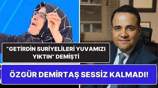 Özgür Demirtaş, Müge Anlı'da Kocası Suriyeli Bir Kadınla Kaçan Kadının Erdoğan'a Sitemine Sessiz Kalamadı!