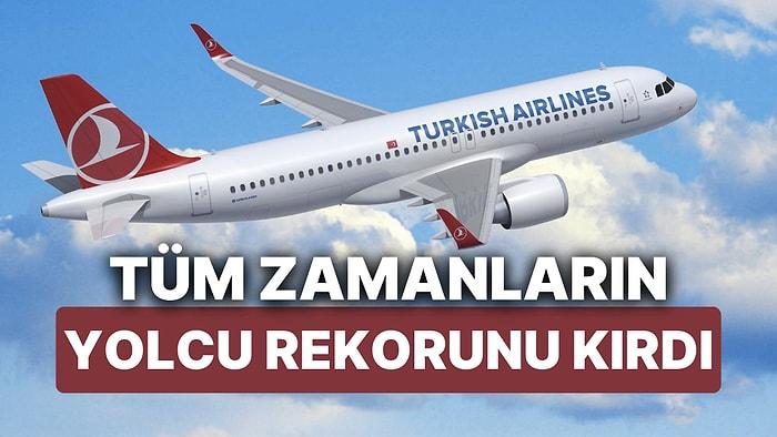 Neredeyse Türkiye Nüfusu Kadar Yolcu Taşıdı: Türk Hava Yolları Tüm Zamanların Yolcu Rekorunu Kırdı!