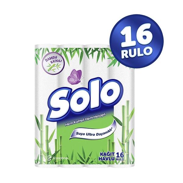 Solo Bambu Kağıt Havlu 16'lı paket, haftanın en popüler ürünlerinden bir diğeri.