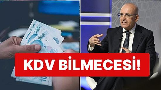 KDV Bilmecesi: Bakan Mehmet Şimşek’ten Açıklama Geldi
