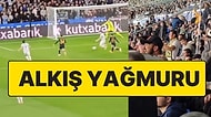 Bir de Bu Açıdan İzleyin! Real Madrid Taraftarı Arda Güler'in Golünde Sevinçten Havalara Uçtu
