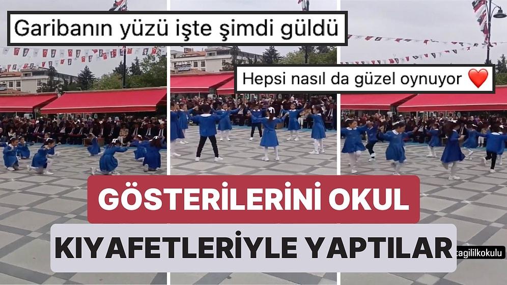 Burdur'daki Bir Okulda Zorunlu Kıyafet Yerine Okul Kıyafetleriyle Gösteri Yaptırılması Beğeni Topladı