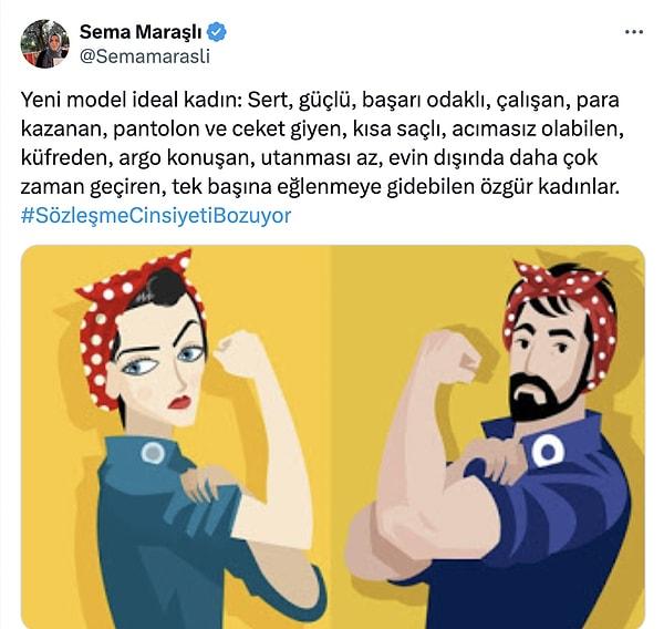 Maraşlı'nın koyu bir İstanbul Sözleşmesi karşıtı olduğu daha önce yaptığı bu paylaşımlarla anlaşılmıştı 👇