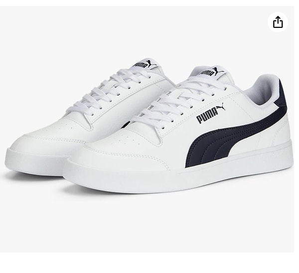 Puma'nın Unisex Yetişkin Shuffle modeli, yine popüler seçenekler arasında yerini alıyor.