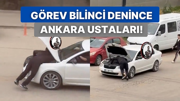 Araçtaki Sorunu Anlamak İçin Kaputta Yolculuk Yapan Usta Görenlere “Başka Ülkede Yaşayamam” Dedirtti