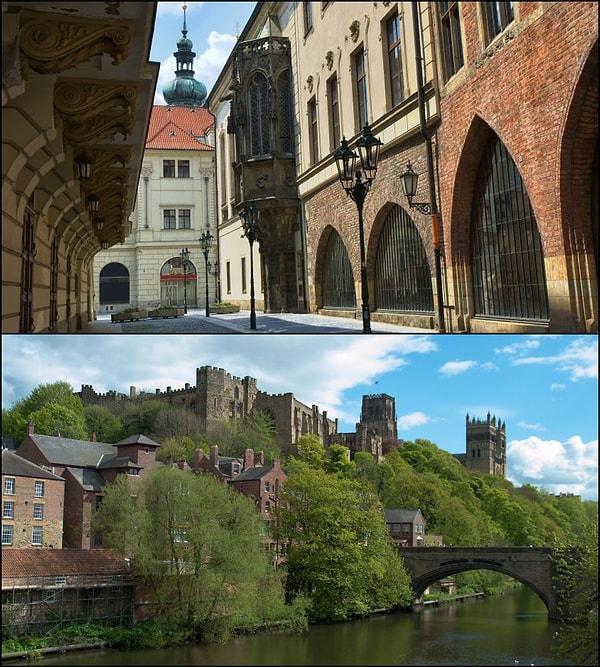 7. Prag'daki Charles Üniversitesi'nde bulunan Ortaçağ Karolinum'undan Durham Üniversitesi'ndeki Norman kalesine kadar örnekler saymakla bitmez.