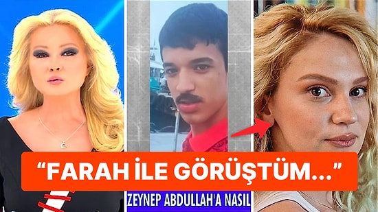 Saçından Müslüm Bıyığı Yapıp Farah Zeynep Abdullah'ı Arayan Genç Bulundu!