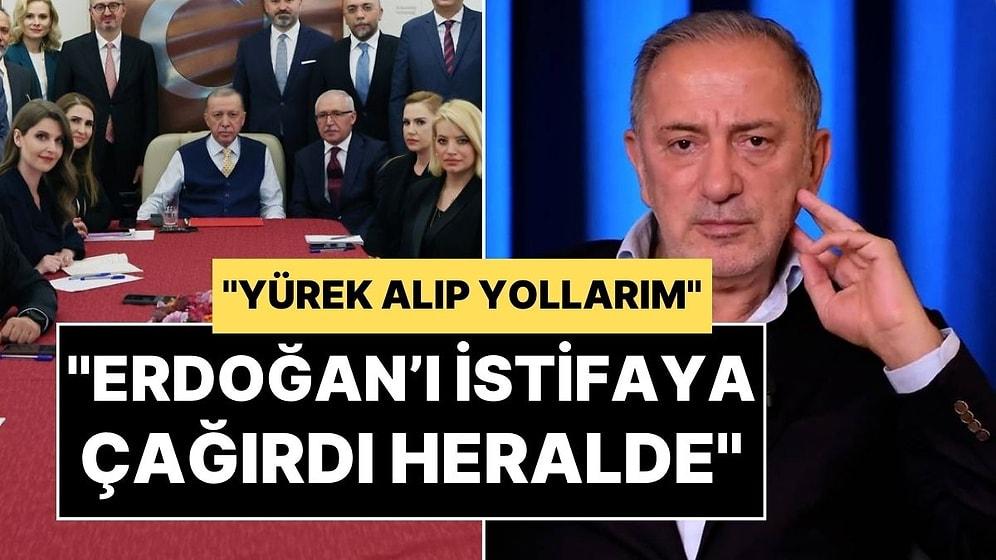 Fatih Altaylı'dan Abdulkadir Selvi'nin Değişim Yazısına Olay Yorum: "Erdoğan'ı İstifaya Çağırdı Heralde?"