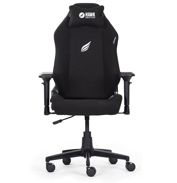 12. Hawk Gaming Chair Future Black Mini Kumaş Oyuncu Koltuğu