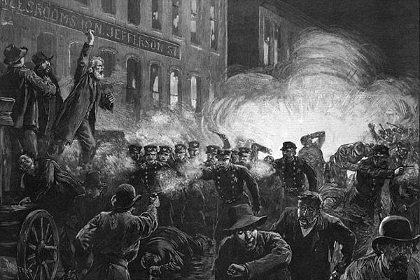 Haymarket Olayı, 1 Mayıs 1886 tarihinde Chicago'da gerçekleşen önemli bir işçi hareketidir. Bu olay, dünya genelinde işçi sınıfının mücadele tarihinde dönüm noktalarından biri olarak kabul edilir. 1 Mayıs, bu olayın anısına uluslararası işçi bayramı olarak kutlanır.