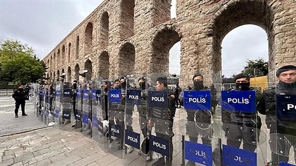 1 Mayıs Emek ve Dayanışma Günü'nde Taksim'e çıkmak isteyen emekçiler polisin müdahalesiyle karşılaştı.