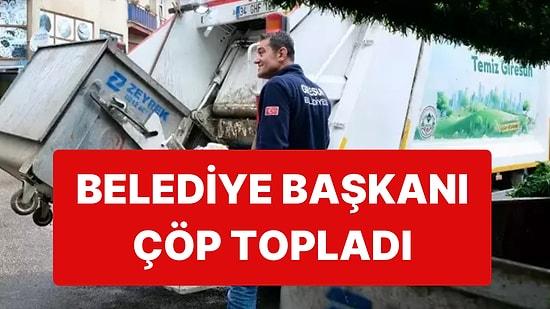 Giresun’da 1 Mayıs: Belediye Başkanı İşçilerle Çöp Topladı