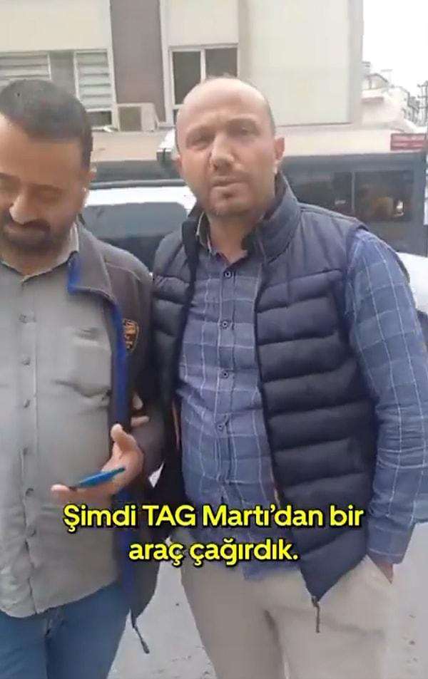 Taksiciler ile Martı TAG sürücüleri arasında bir tartışma da Ankara’da yaşandı.
