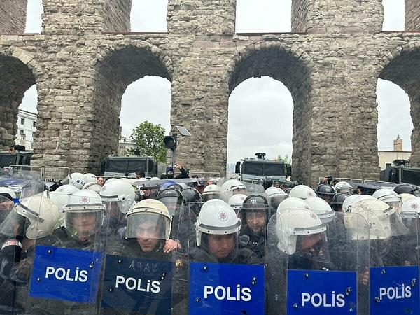 1 Mayıs İşçi Bayramı’nı Taksim’de kutlamak isteyen vatandaşlara polis izin vermemişti.