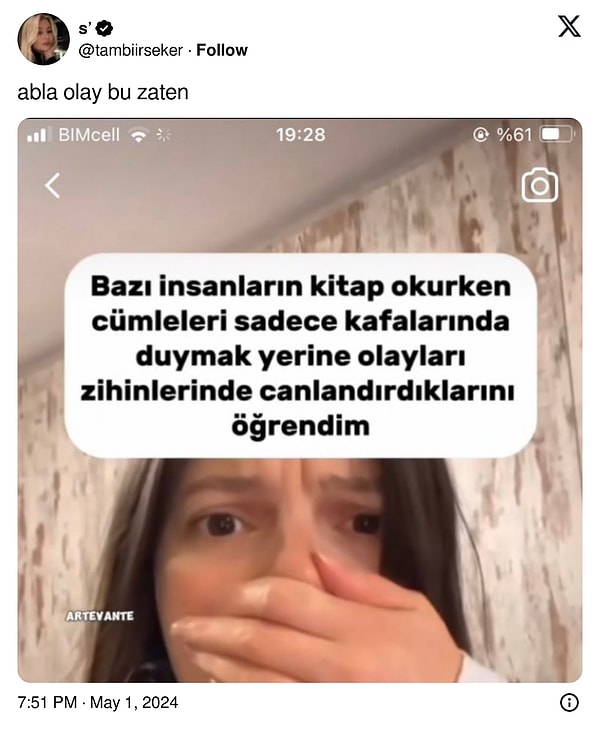 Sen ne sandın?