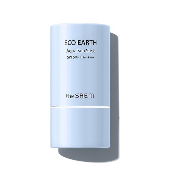 The Saem Eco Earth markasının Güneş Koruyucu Aqua Sun Stick SPF50+ PA++++ (22 gr) ürünü, makyaj altı ve üstü kullanıma uygundur.