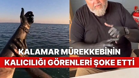 Kalamar Mürekkebinin Kalıcılığını Test Eden Adam İzleyenleri Şoke Etti