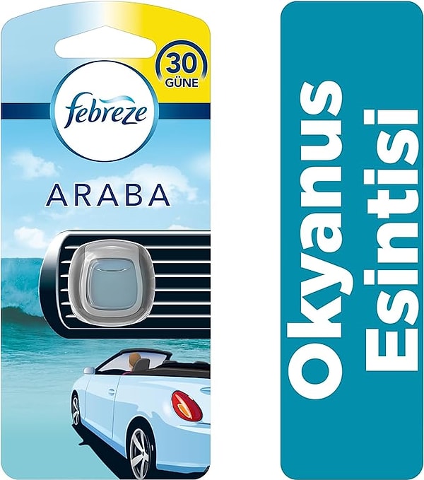 5. Febreze Hava Ferahlatıcı Araba Kokusu