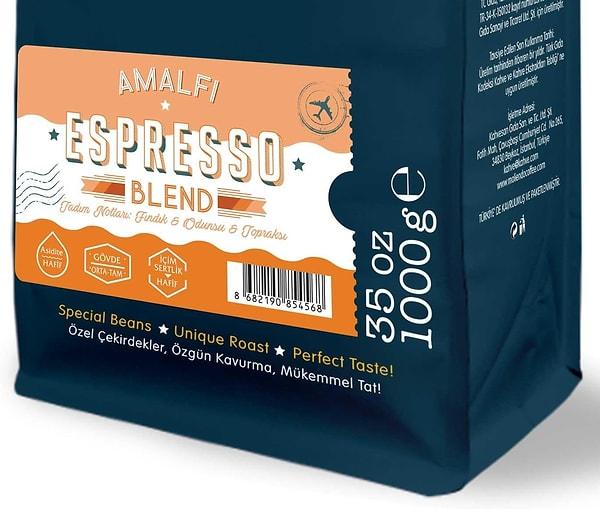 9. Moliendo Amalfi Espresso Blend Çekirdek Kahve
