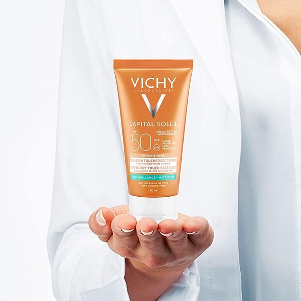 10. Vichy Capital Soleil Tinted Dry Touch