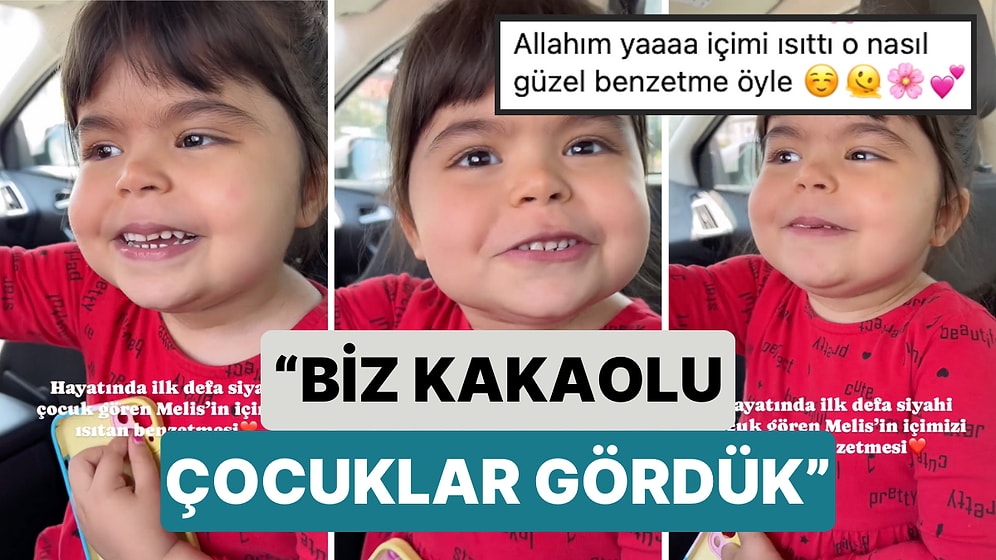 Hayatında İlk Kez Siyahi İnsanlarla Karşılaşan Miniğin Yaptığı Masum Benzetme Gülümsetti