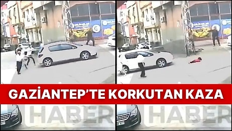 Dikkatsiz Sürücünün El Frenini Çekmediği Araç İki Çocuğun Üzerinden Geçti ve Bebek Arabasına Çarptı