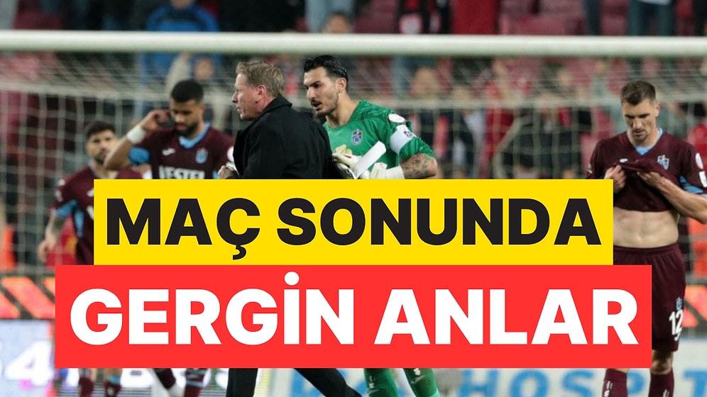 Trabzonspor Kalecisi Uğurcan Çakır Samsunspor Teknik Direktörü Gisdol'un Üzerine Yürüdü!